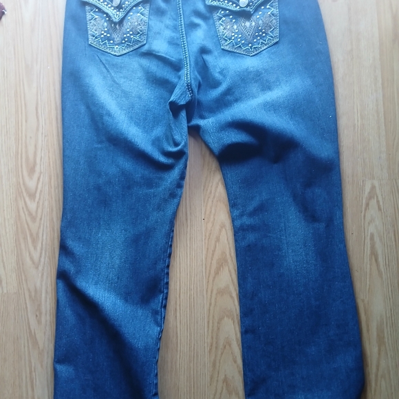 Nine West Dark Blue Vintage America Bootcut Jeans - Picture 4 of 5